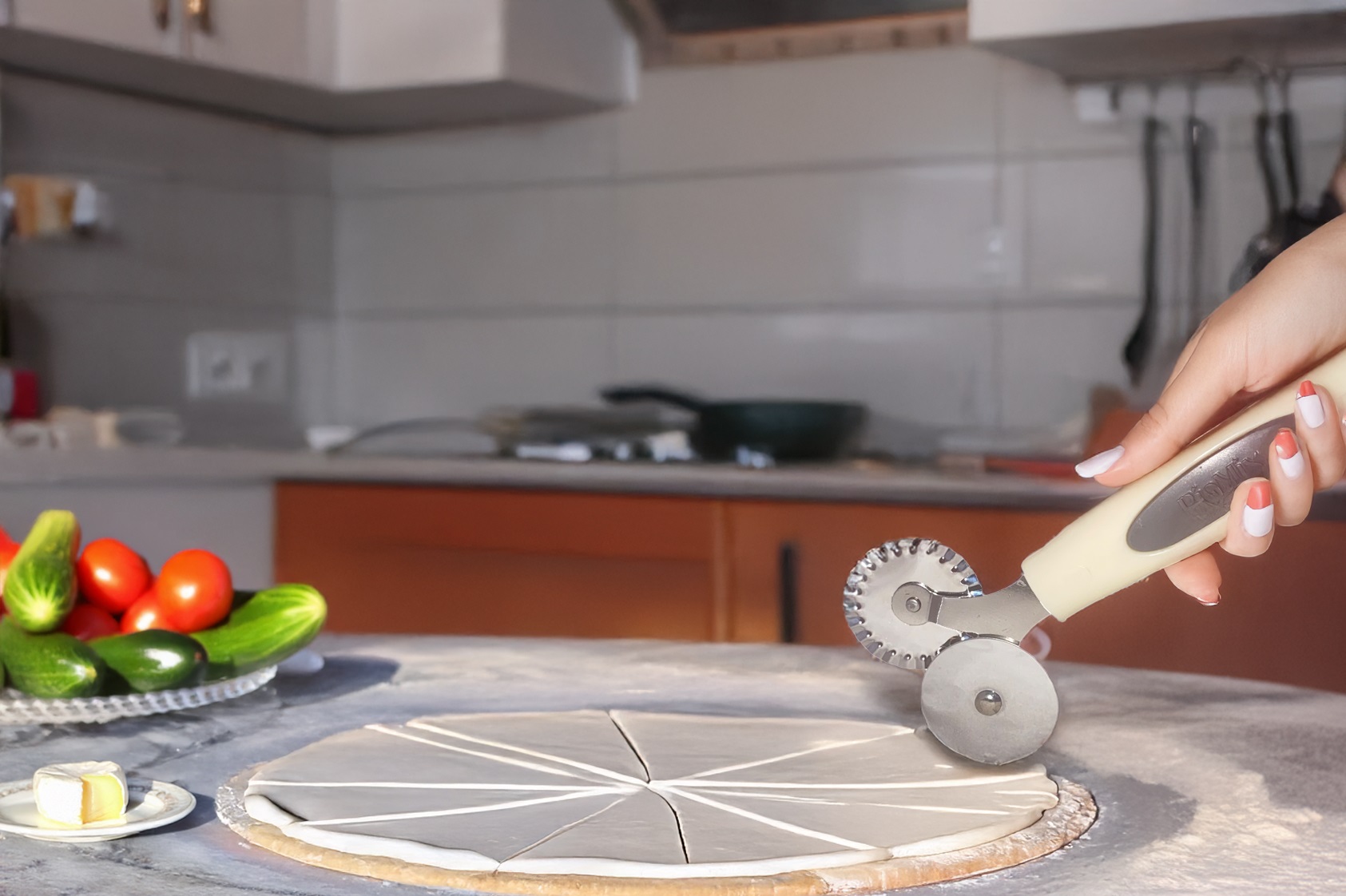 قطاعة عجين 2 رول - Image 2